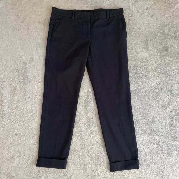 The Kooples Trousers Medium 38 Dark Blue Career Classic Capsule Minimal Tailored - Picture 1 of 7